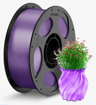 ANYCUBIC PETG prosojni vijolični filament 1 kg