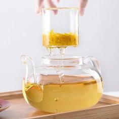 Vrč za čaj in zelišča 620 ml Wilmax termo steklo
