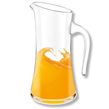Wilmax stekleni vrč 1500 ml | steklen vrč za vodo | vrč za vodo | steklen vrč za vodo | vrč za vino | vrč za vodo | vrč za čaj | darilna škatla | prozoren, 1 kos