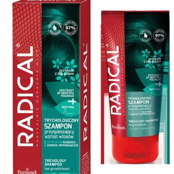 Radical TRIHOLOŠKI ŠAMPON ZA RADIKALNO ČIŠČENJE, MOČAN, POSPEŠUJE RAST