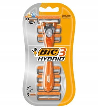 Bic Hibridni britnik 3 in 6 nadomestnih rezil 1 kos.