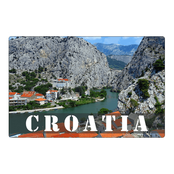 Magnet za hladilnik z reko Cetino na Hrvaškem