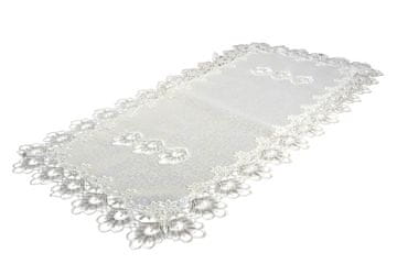 NAMIZNI TEKNIKI Z GIPUROM LADY CREAM NOVEJŠI NAMIZNI TEKNIKI 60x120 S ČIPKO ZA MIZE IN KLOPI