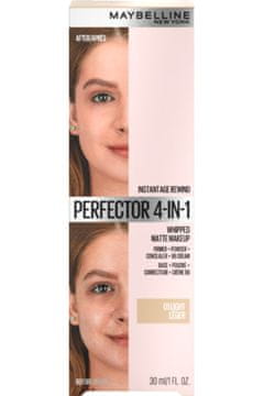Maybelline Perfector 4-v-1 Whipped Matte Make-Up puder 30 ml / 01 Light