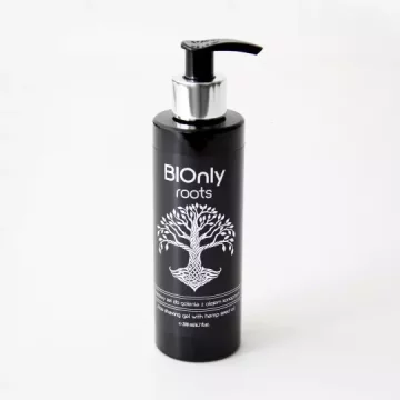 BIONLY Gel za britje z aloe vero in konopljinim oljem - - 200 ml