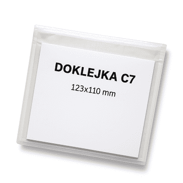 Nalepka C7 samolepilna kuverta 1000 kosov.