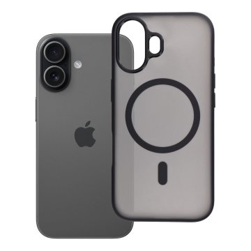 OEM Ohišje za iPhone 17 Flexline Mag Cover, združljivo z MagSafe, črno