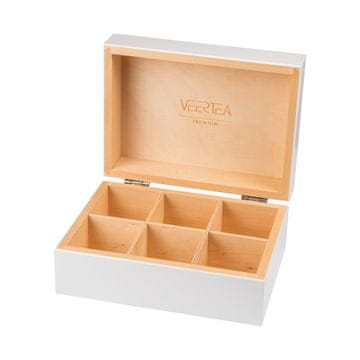 BOX bela brez čajev 6 predalov