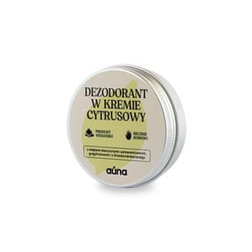 naravni CITRUSNI kremni deodorant 60 ml z grenivkinim in pomarančnim oljem