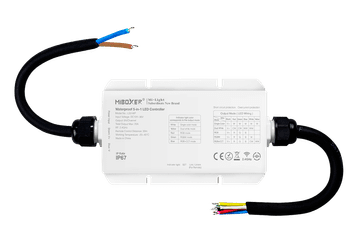 MiBoxer LS2-WP conski krmilnik za LED trakove (IP67, 5v1: MONO / CCT / RGB / RGB+CCT, 12–36 V)