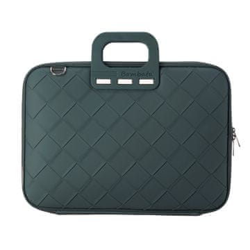 Bombata Intrecciato - torba za prenosni računalnik 15-16", turkizna