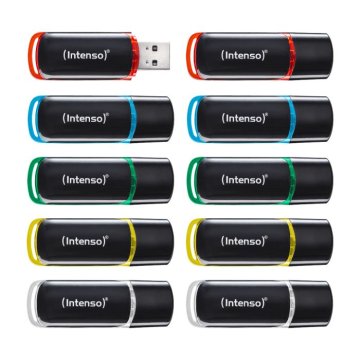 Intenso 10x8GB Business Line USB 2.0 spominski ključki - Barvni