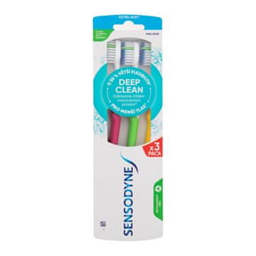 Sensodyne Deep Clean Extra Soft Trio darilni set zobna ščetka 3 kos