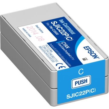 Epson C33S020602 (SJIC22P) modra, originalna kartuša