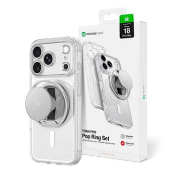 Titan AmazingThing Titan Pro Pop Lens ovitek za iPhone 18 Pro Max, prozoren