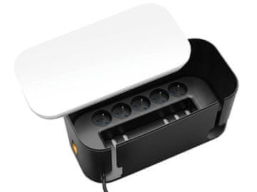 slomart TRACER EnergyBox napajalna letev, 1.5m, 5 vtičnic, organizer kablov
