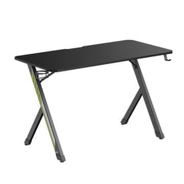 slomart Maclean NanoRS RS101 gaming pisalna miza 120x60cm, črna