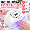 UV LED lučka za nohte 150 W X5 Max – 46 LED, LCD za gel in hibridne lake