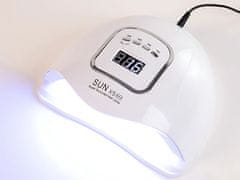 Verkgroup UV LED lučka za nohte 150 W X5 Max – 46 LED, LCD za gel in hibridne lake