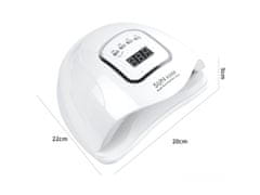 Verkgroup UV LED lučka za nohte 150 W X5 Max – 46 LED, LCD za gel in hibridne lake