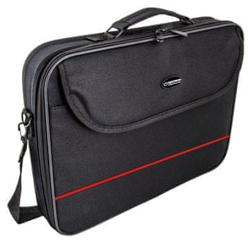 Northix Torba za prenosni računalnik Esperanza 15,6" Classic Red