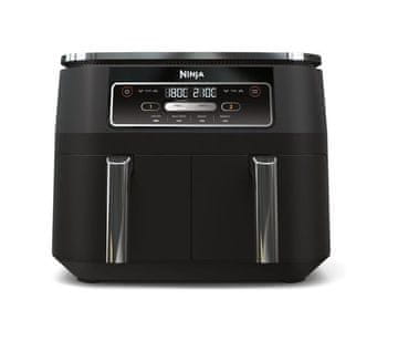 Ninja AF200EU Foodi Dual Zone cvrtnik na vroč zrak (7,6 l, 2400 W, 2 neodvisni coni, črn)