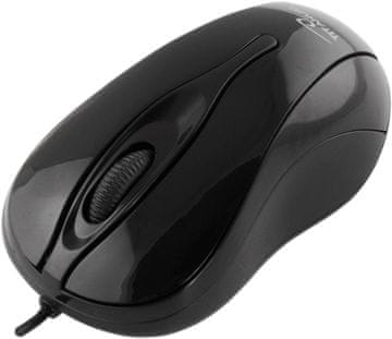Northix Titanum Hornet 3D žična optična miška USB črna