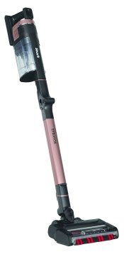 SHARK IZ400EU pokončni baterijski sesalnik, LED zaslon, Anti-Allergen filter, rožnato zlati