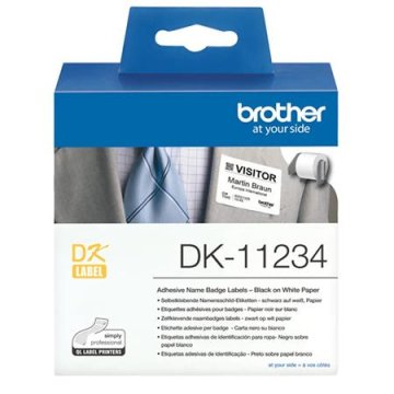 Brother - DK-11234 (papir/obesek - oblačila - 260 kosov) 62x100mm
