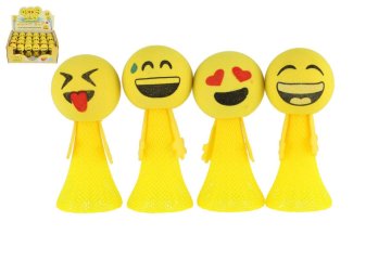 Teddies Hip Hop žogica smiley popping pena 9,5 cm