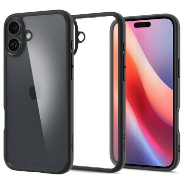 Spigen SPIGEN ovitek ULTRA HYBRID za IPHONE 16 v mat črni barvi