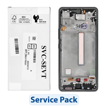 Samsung ServicePack LCD-zaslon SAMSUNG A53 5G A536B GH82-28024A črn