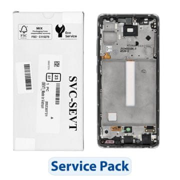Samsung ServicePack LCD-zaslon SAMSUNG A52S 5G A528B GH82-26861D, bel