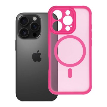 OEM Ohišje za iPhone 16 PRO Full Matte Mag Cover, združljivo z MagSafe, roza
