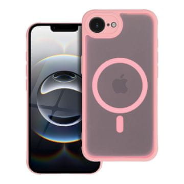 OEM Futerał do iPhone 16e (SE 4 2025) / 17e Full Matte Mag Cover zgodny z MagSafe jasnoróżowy