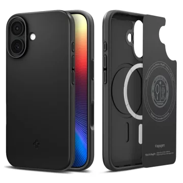 Spigen SPIGEN ovitek THIN FIT MAG, združljiv z MagSafe, za iPhone 17, črn