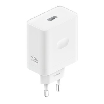 Oppo OPPO VCBAOBEH 100W USB-A Zidni Polnilnik - Bel