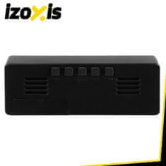 slomart IZOXIS Budilka LED barvna ura s prikazom temperature in datuma, USB