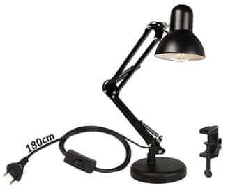 slomart Blow LB-09 namizna LED svetilka 2v1 E27 črna
