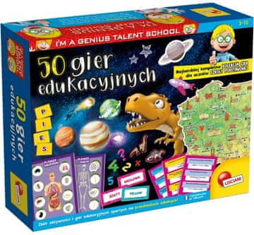 Žima LISCIANI I'm a Genius - 50 izobraževalnih iger za otroke