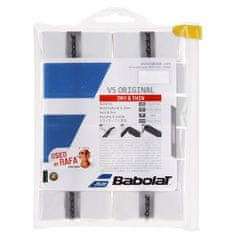 Babolat VS Original overgrip wrap tl. 0,4 mm bela, pakiranje po 3