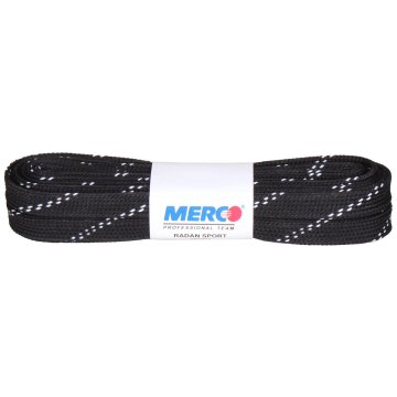 Merco PHW-10 voščene črne vezalke za drsalke dolžina 240 cm