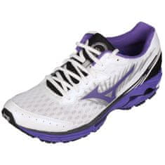 Mizuno Wave Rider 16 W ženski tekaški copati v belo-vijolični barvi, velikost UK 9
