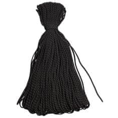 7Core polipropilenska vrv 100 m, 4 mm, črna