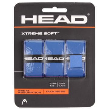 Head XtremeSoft 3 overgrip wrap tl. 0,5 mm, modra, pakiranje po 3