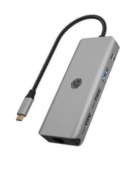 IcyBox IB-DK4012-CPD 9-v-1 Mobilna priklopna postaja s PD 100 W