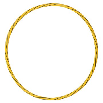 Hula Hoop Aero 60 gimnastični obroč 1 kos