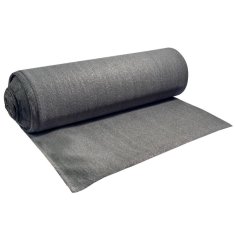 Inlea mreža za senčenje 90% 1,5 × 25 m HDPE - siva