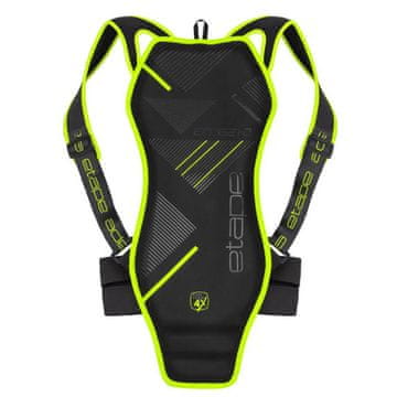 Etape Zaščita hrbtenice črno-rumeno fluo oblačila velikost S