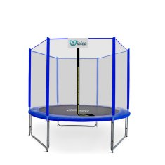 Inlea PREMIUM jump trampolin 180 cm z zunanjo zaščitno mrežo - svetlo modra